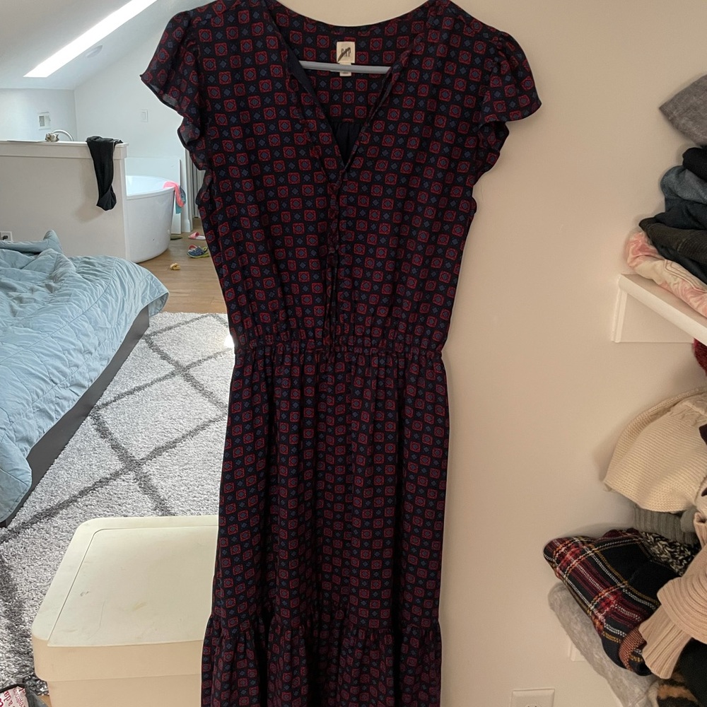Gap Peasant Midi Dress